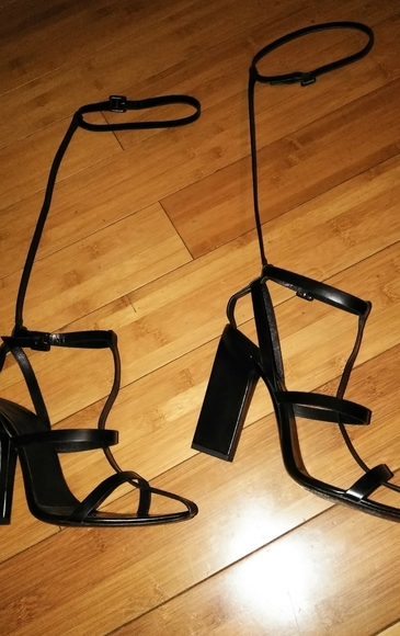 100%AUTHENTIC ALEXANDER WANG ALINE GLADIATOR HEELS - Picture 4 of 8